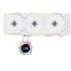 LIAN LI HYDROSHIFT II LCD-C 360TL 360MM AIO WHITE LIQUID COOLER