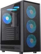 GAMEMAX Storm 2 AB Mid Tower Gaming Case with 650W Power Supply - view 3
