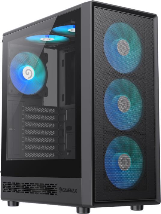 GAMEMAX Storm 2 AB Mid Tower Gaming Case with 650W Power Supply - view 3