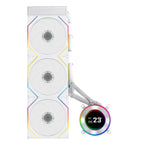 LIAN LI HYDROSHIFT II LCD-C 360TL 360MM AIO WHITE LIQUID COOLER