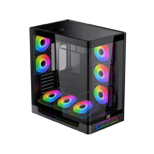 XIGMATEK HEAVEN + 8FAN ARGB ARCTIC / BLACK