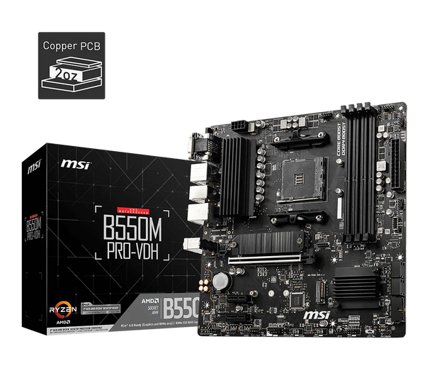 MSI PRO B550M PRO VDH