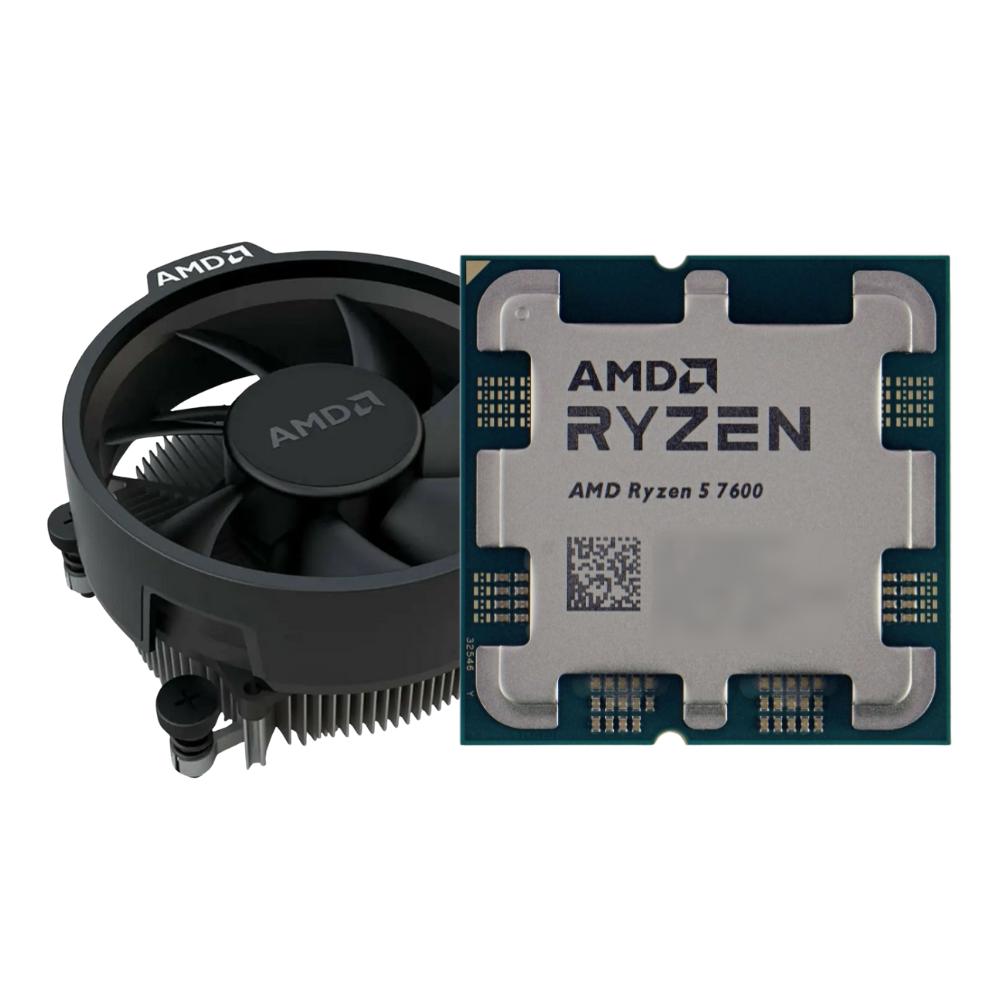 AMD Ryzen 5 7600 Tray Processor + Fan | 6 Cores, 12 Threads, Up to 5.1GHz