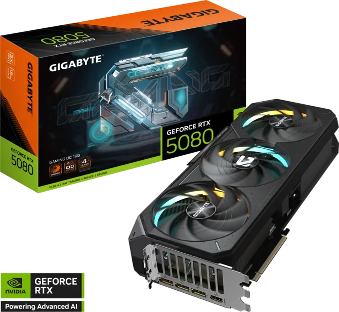 GIGABYTE GeForce RTX™ 5080 GAMING OC 16G