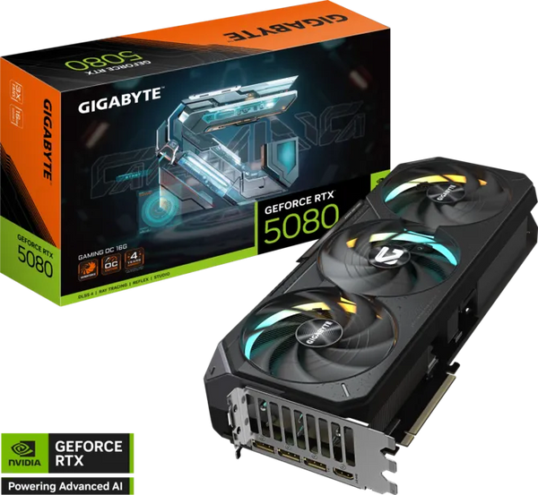 GIGABYTE GeForce RTX™ 5080 GAMING OC 16G