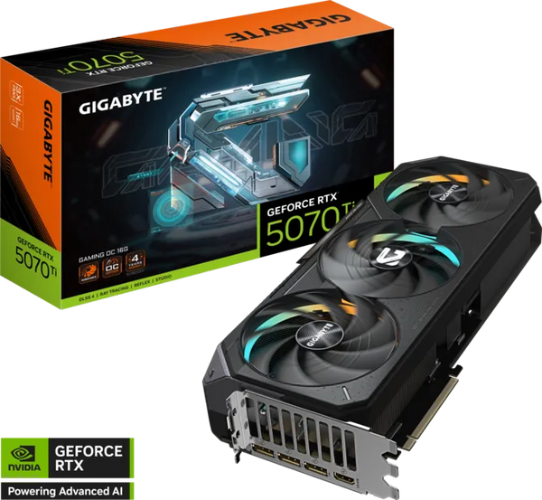 GIGABYTE GeForce RTX™ 5070 Ti GAMING OC 16G