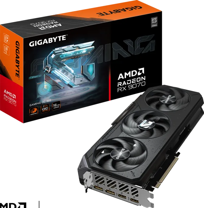 GIGABYTE Radeon™ RX 9070 GAMING OC 16G
