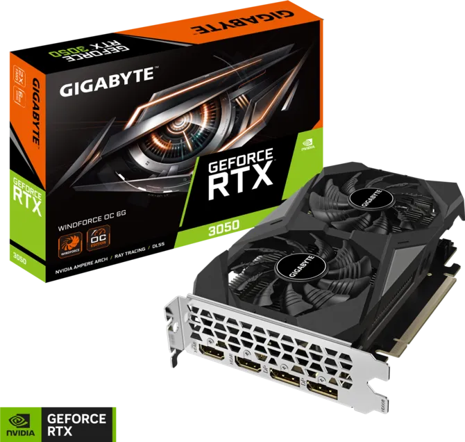 GIGABYTE GeForce RTX™ 3050 WINDFORCE OC 6G