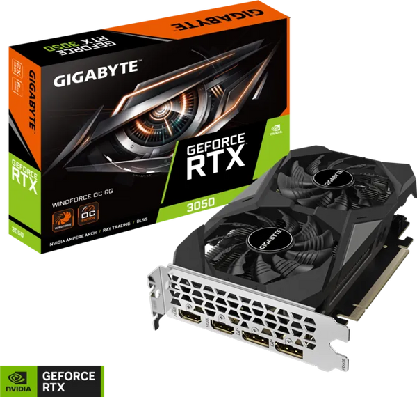 GIGABYTE GeForce RTX™ 3050 WINDFORCE OC 6G
