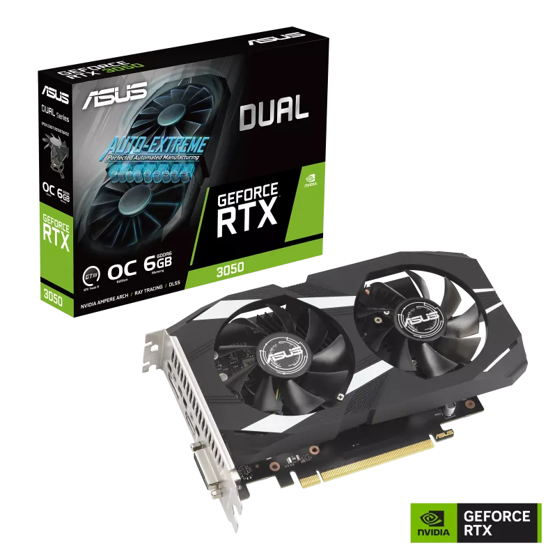 ASUS DUAL RTX 3050 OC 6GB GDDR6