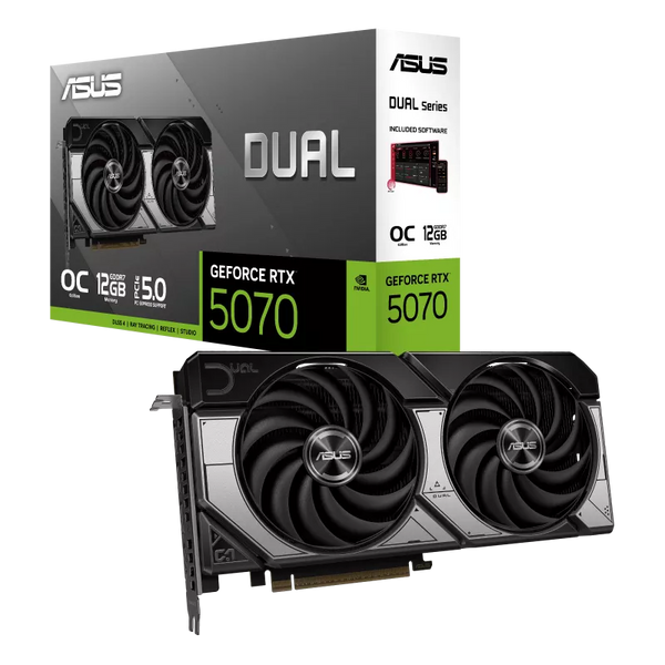 ASUS Dual GeForce RTX™ 5070 12GB GDDR7 OC