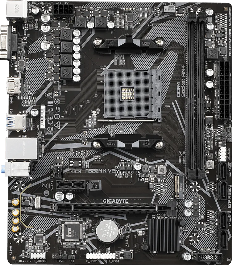 GIGABYTE A520M K V2