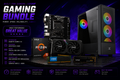 AMD PC Bundle | Ryzen 5 4500 + RTX 3050 6G + 8GB RAM + 256GB NVMe + A520M + Hero II Case