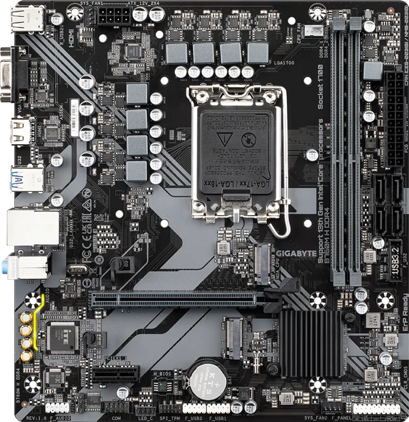 GIGABYTE B760M H DDR4