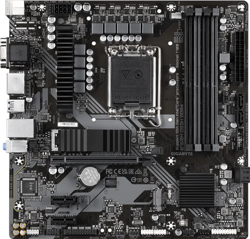 GIGABYTE B760M DS3H DDR4