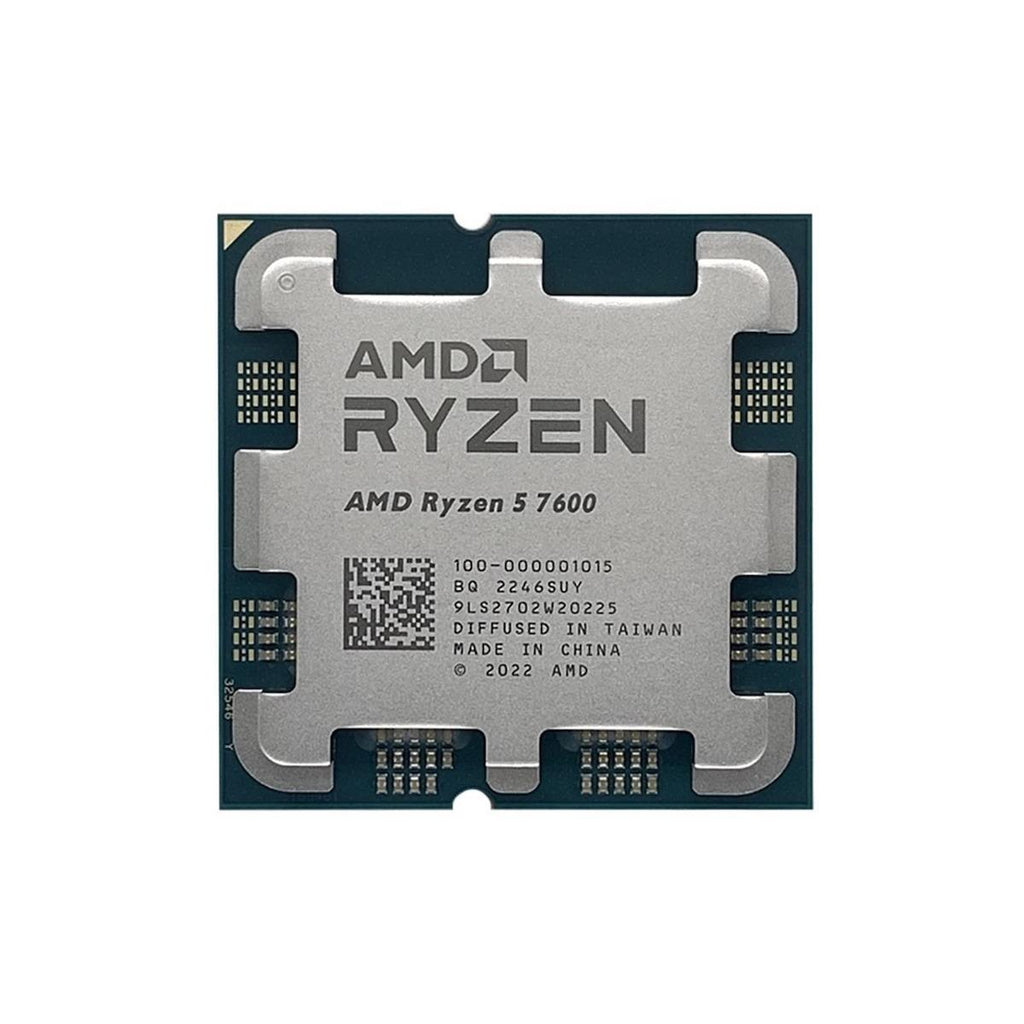 AMD Ryzen 5 7600 Tray Processor + Fan | 6 Cores, 12 Threads, Up to 5.1GHz
