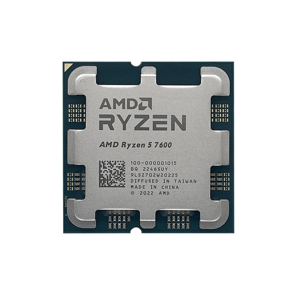 AMD Ryzen 5 7600 Tray Processor + Fan | 6 Cores, 12 Threads, Up to 5.1GHz
