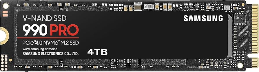SAMSUNG 990 PRO M.2 NVMe 4TB PCIe Gen 4