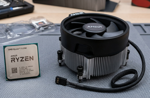AMD Ryzen 7 5700 Tray + Fan Processor | 8 Cores, 16 Threads, Up to 4.7GHz