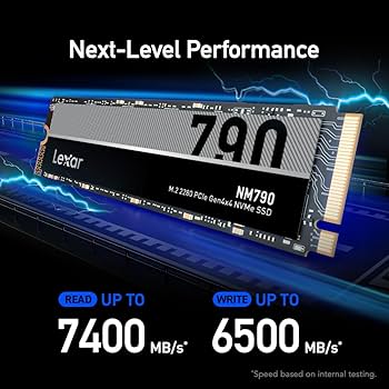 Lexar NM790 1TB M.2 NVMe PCIe Gen4 SSD