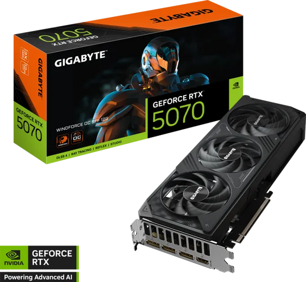 GIGABYTE RTX™ 5070 WINDFORCE OC SFF 12G