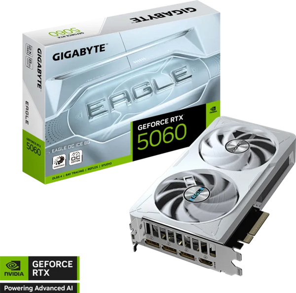 GIGABYTE GeForce RTX™ 5060 EAGLE OC ICE 8G