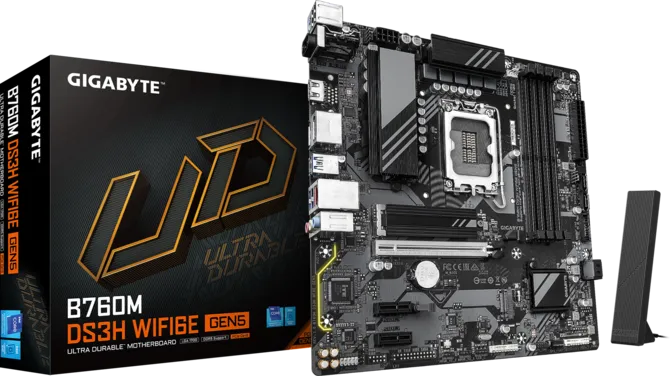 GIGABYTE B760M DS3H WIFI6E GEN5