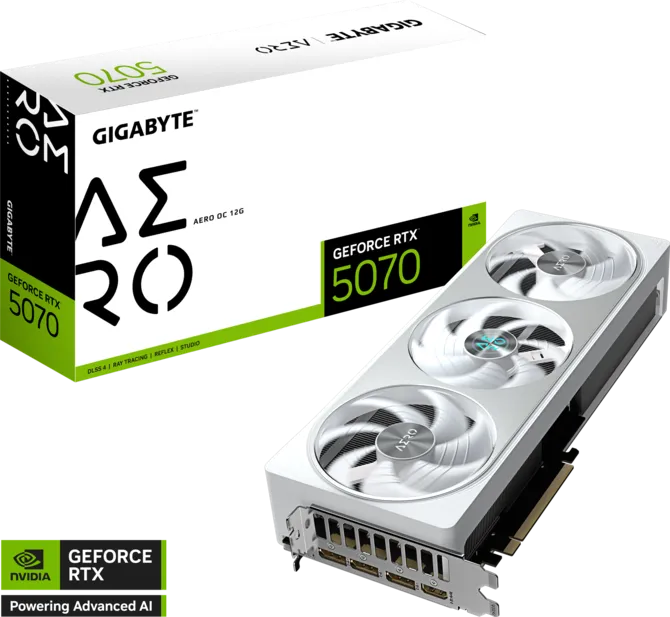 GIGABYTE GeForce RTX™ 5070 TI AERO OC 16G