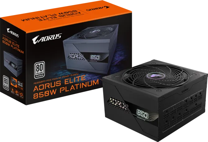 Gigabyte AORUS Elite P850W 850W 80 PLUS Platinum Fully Modular Power Supply