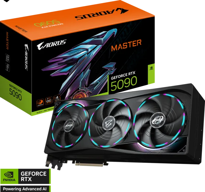 GIGABYTE AORUS GeForce RTX™ 5090 MASTER 32G