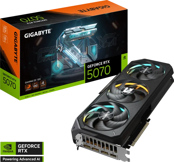 GIGABYTE GeForce RTX™ 5070 GAMING OC 12G