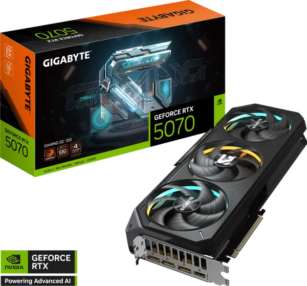 GIGABYTE GeForce RTX™ 5070 GAMING OC 12G