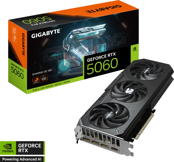 GIGABYTE GeForce RTX™ 5060 GAMING OC 8G
