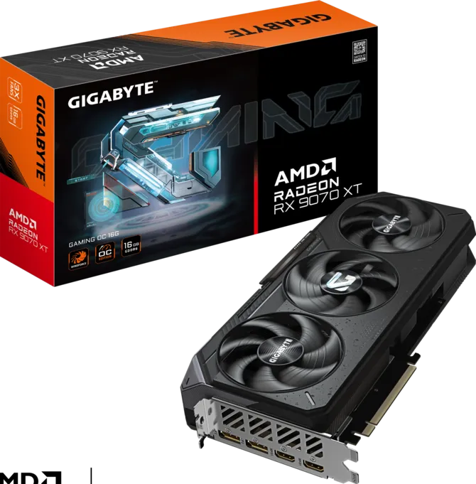 GIGABYTE Radeon™ RX 9070 XT GAMING OC 16G