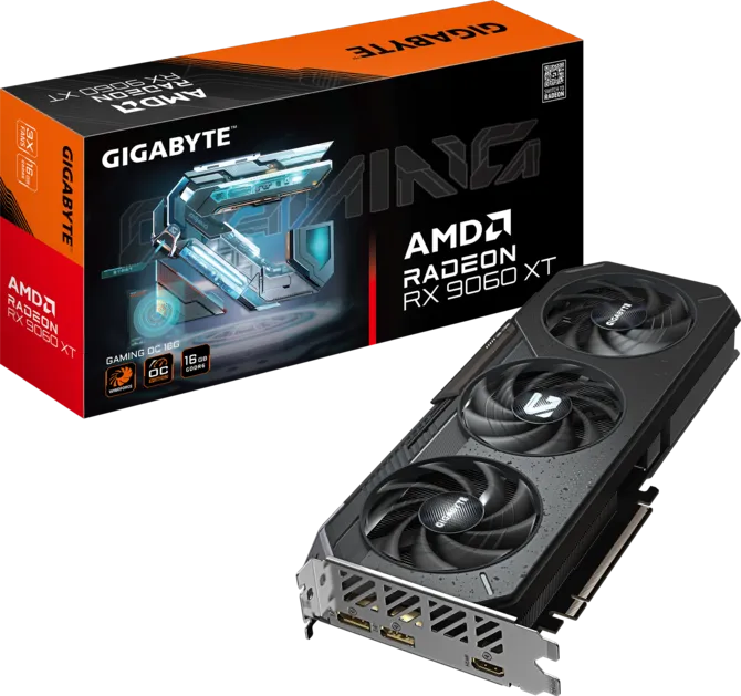 GIGABYTE Radeon™ RX 9060 XT GAMING OC 16G