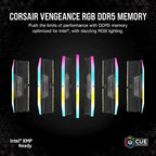 Corsair VENGEANCE RGB 64GB DDR5-6000 CL30 desktop RAM kit - view 2