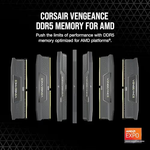 Corsair VENGEANCE 64GB DDR5-6000 CL30 desktop RAM kit - view 2