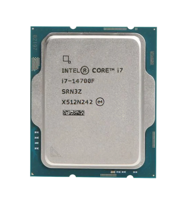 Intel Core i7-14700F (Tray) Desktop Processor | 20 Cores, 28 Threads, Up to 5.3GHz (Without Fan)