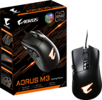 GIGABYTE AORUS M3 Optical Gaming Mouse 6400 DPI - view 3