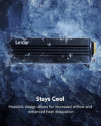 Lexar NM790 1TB M.2 NVMe PCIe Gen4 SSD WITH HEATSINK