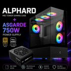 Xigmatek Alphard Mid Tower Gaming Case with Asgarde 750W Power Supply