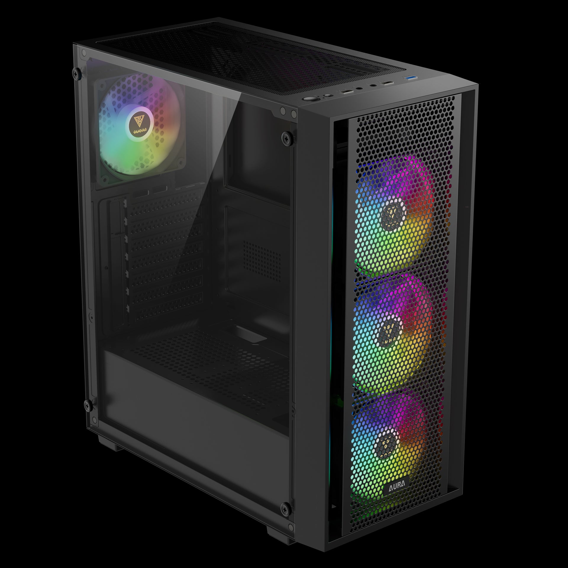 CASE GAMDIAS AURA GC2 Elite ARGB + AURA GP750