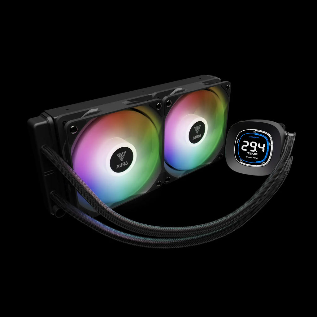GAMDIAS AURA GL240 DIGITAL ARGB LIQUID COOLER