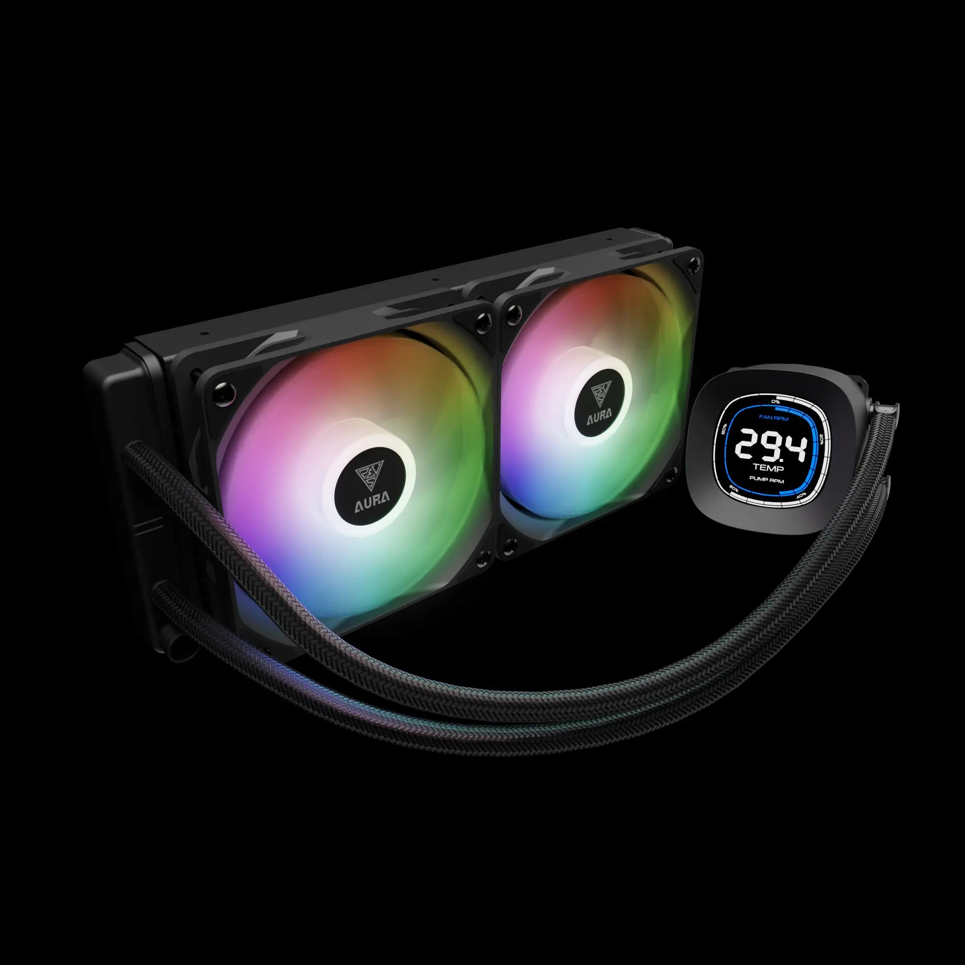 GAMDIAS AURA GL240 DIGITAL ARGB LIQUID COOLER