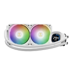 GAMDIAS AURA GL240 DIGITAL ARGB WHITE LIQUID COOLER