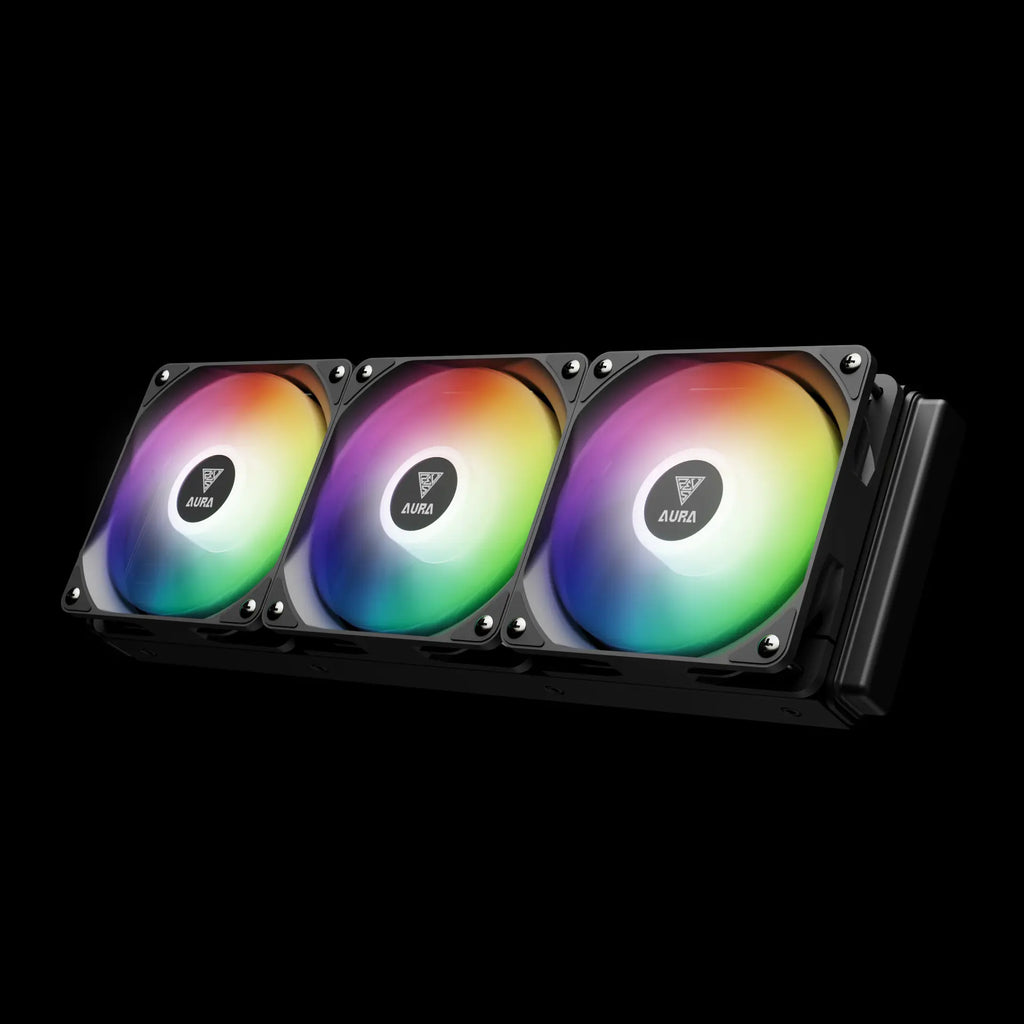 GAMDIAS AURA GL360 DIGITAL ARGB BLACK LIQUID COOLER