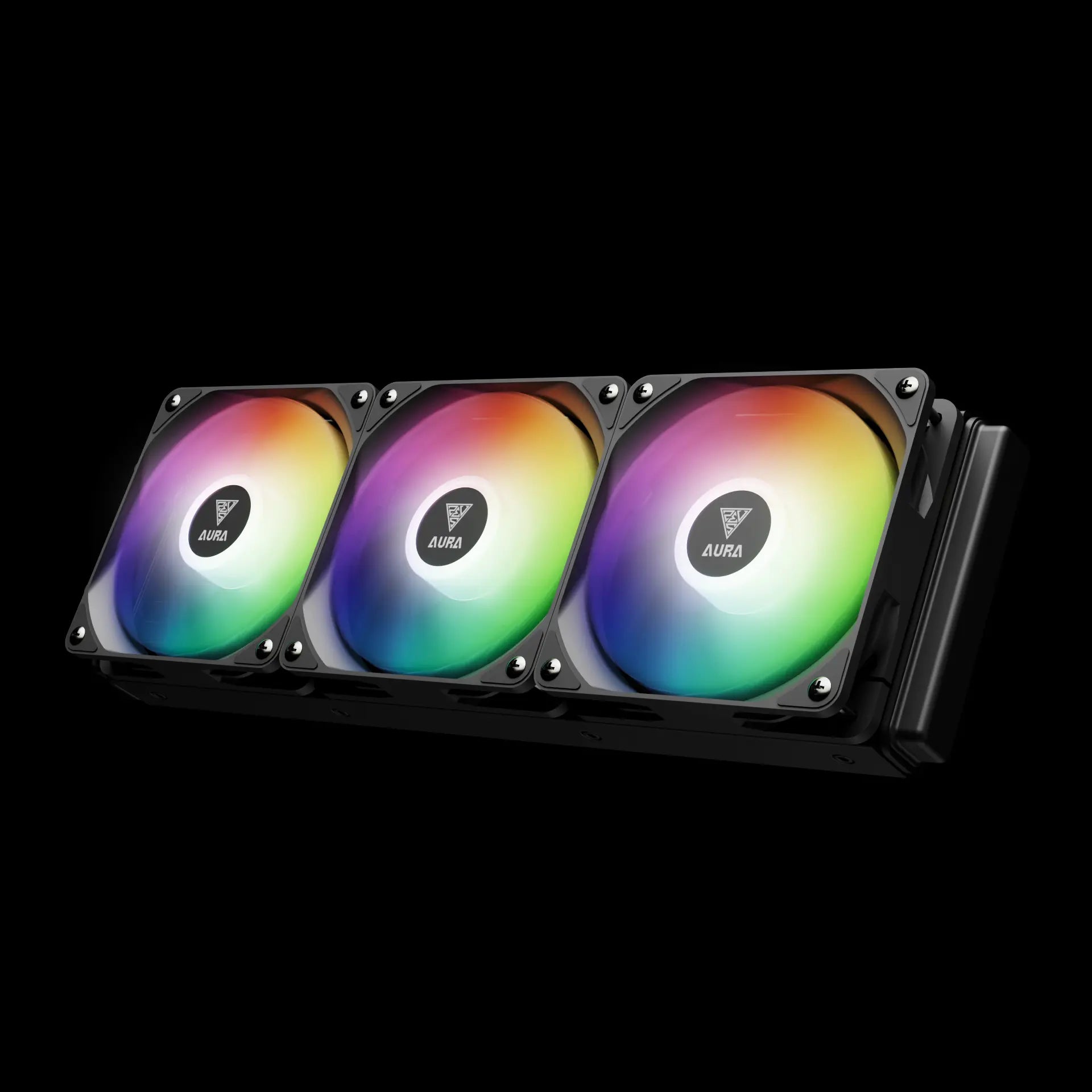 GAMDIAS AURA GL360 DIGITAL ARGB BLACK LIQUID COOLER