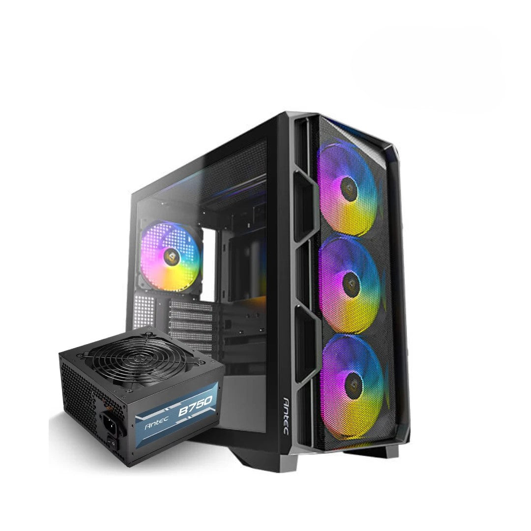 Antec AX1000 Mid Tower Gaming Case with B750W Power Supply & 4 ARGB Fans