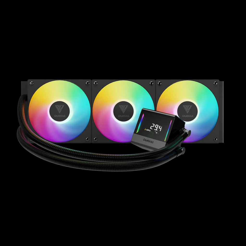 GAMDIAS Liquid CPU Cooler CHIONE E4 360M V2 Digital ARGB