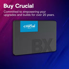 Crucial BX500 240GB 3D NAND SATA 2.5-inch SSD